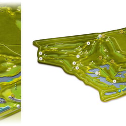 • 3D-Modeling/Illustration : 18-Loch Platzansicht Birdiebook