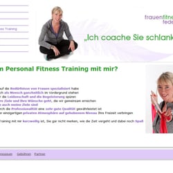 HTML Webseite für Personal Fitness Training