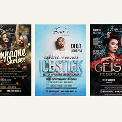 Eventflyer / Posts für Social Media und Website