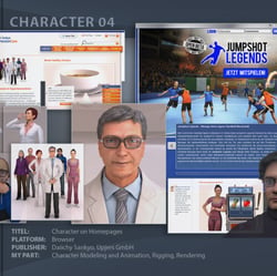 Character Modellierung und Animation