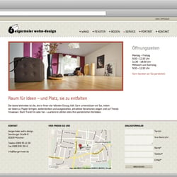Kleine feine Website für Raumausstatter