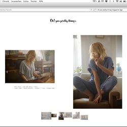 Layout für Modestrecke auf „ohyouprettythingsmagazine.com“