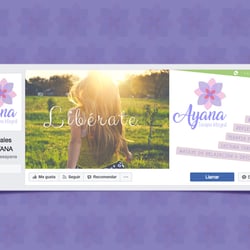 Facebook cover page for Ayana Natural Therapies