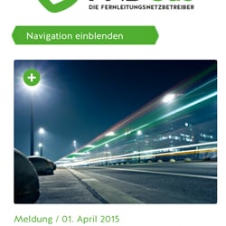 FNB GAS – Responsive Umsetzung