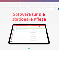 MEDIFOX DAN: Stationär-Landingpage