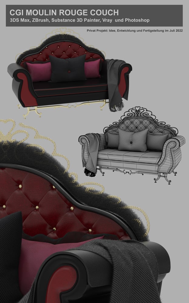 Moulin Rouge Couch 2022