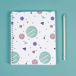 Patterndesign Retro, Planeten (Anwendungsbeispiel)
