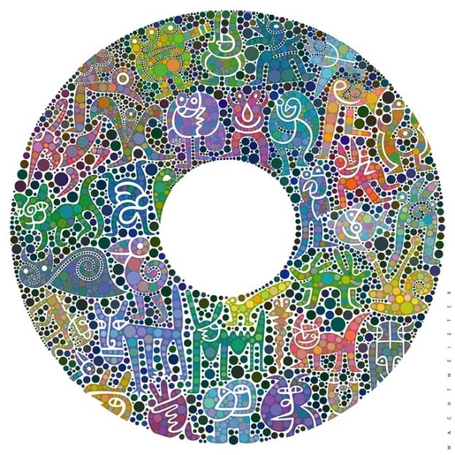 CD Label „Farbfaunakreis“