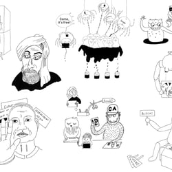 Diverse Illustrationen aus dem Buch