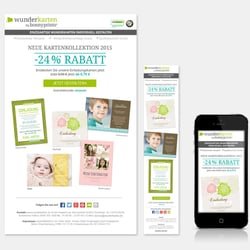 Newsletterdesign Ansicht