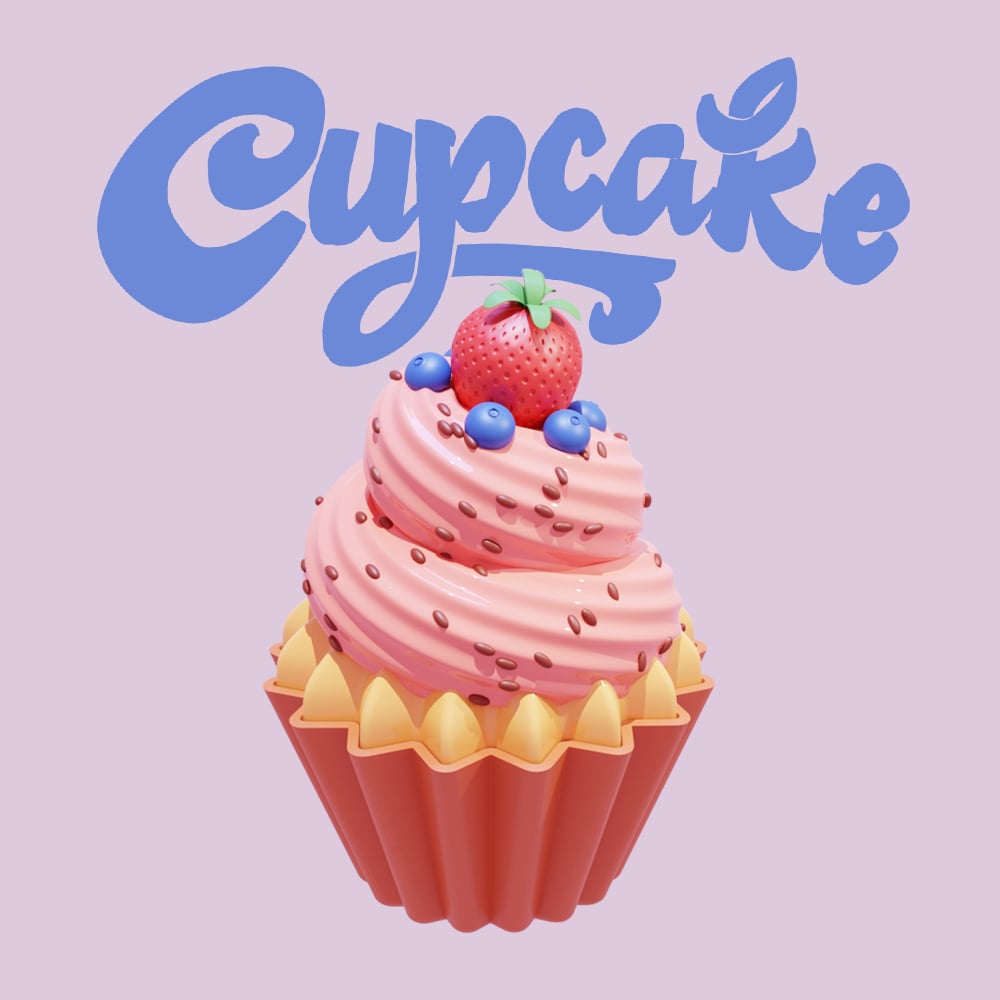 3D Cupcake