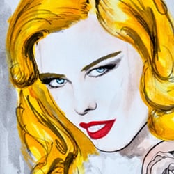 inked Claudia Schiffer