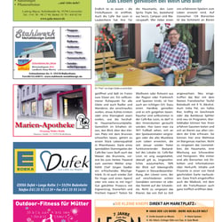 Layout, EBV, Satz, Druckvorstufe einer Zeitung