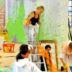 Action Painting Teambuildung Event