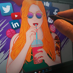 Working on Wacom MobileStudio Pro
