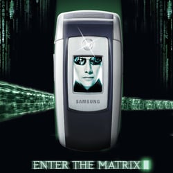 Produktfolder der Samsung Matrix Mobiltelefone