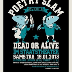 Poetry Slam Poster – Braunschweig – Feb. 2013