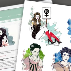 Illustrationen für das tonic magazin (online und print)