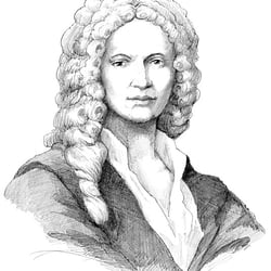 Vivaldi, Bleistiftzeichnung