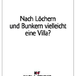 Karla Fricke – Grimm Gallun Holtappels – Anzeige für ein Golfmagazin