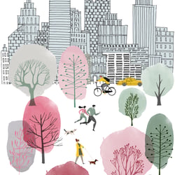Spring in New York Poster