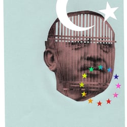 THE CROWN. draft editorial paper collage 2017