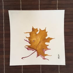 Ahornblatt_Aquarell