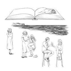Illustrationen für Drehbuch 1