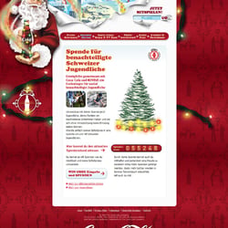 Coca Cola Schweiz Weihnachten Spenden