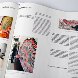 Redesign Zeitkunst – Zeitungslayout