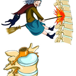 Hexe mit Wirbel
