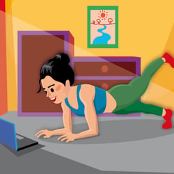 Home-Fitness Titelbild