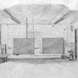Ein Vorlesungsraum – Blick zur Tafel, UNI-Siegen