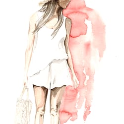 weißes Outfit