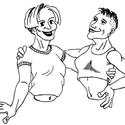 Illustration für Flyer Frauenfest