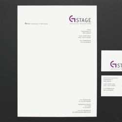 Briefbogen und Visitenkarte