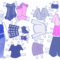 Paperdoll zum Ausschneiden