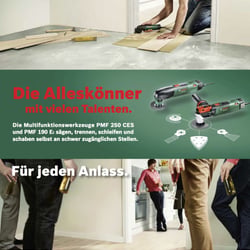 Bosch – Anzeige zur Einführung der neuen PMF-Multifunktionswerkzeuge
