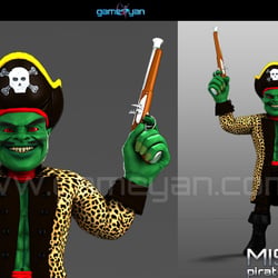 3D Misterf Pirates Character Modeling