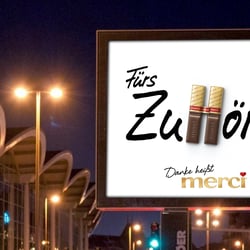 merci OOH „Fürs Zuhören“