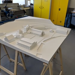 Sayner Hütte Geländemodell (1,3 × 1,3m)