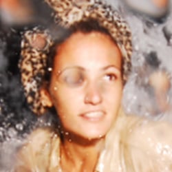 Conceptual half and half Underwater