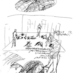 PATHFINDER Skizze. Digitale Bildmontage 1994