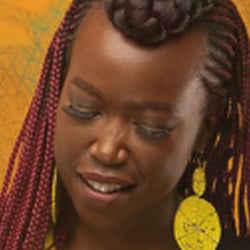Plakat Nina Ogot Band (Hintergrund Illustration und Gestaltung)