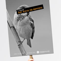 Plakatserie für die Initiative „(M)eine Stunde für Wuppertal“, Plakat 1