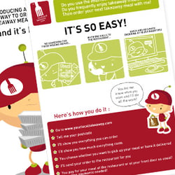 Takeaway Tom: Marketing Leaflets