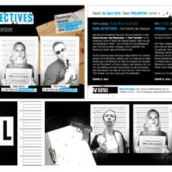 Flyer: Lesebühne „Kuhl Detectives“
