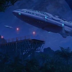 Europa 9 Arrival Night