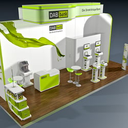 Designkonzept Messestand
