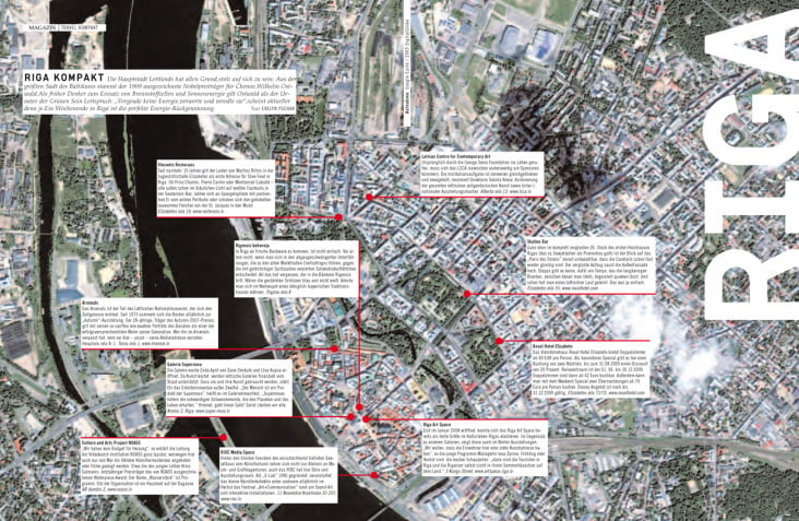 Artinvestor, Art Direction Reisestrecke
